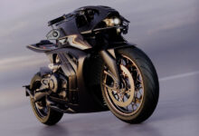Photo de Aston Martin AMB 002 Roadster : la première moto de route née avec Brough Superior